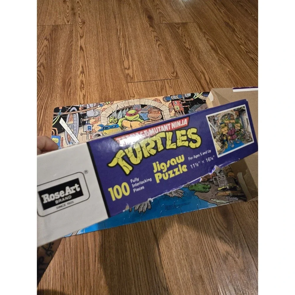 Vintage TMNT Splinter Puzzle Complete 100 Pc 1987 Mirage Studios Teenage Mutant